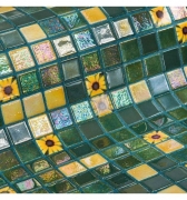 Стеклянная мозаика Ezarri Topping Marigold 31,3х49,5 см