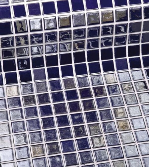 цена Стеклянная мозаика Ezarri Metal Azurita 31,3х49,5 см