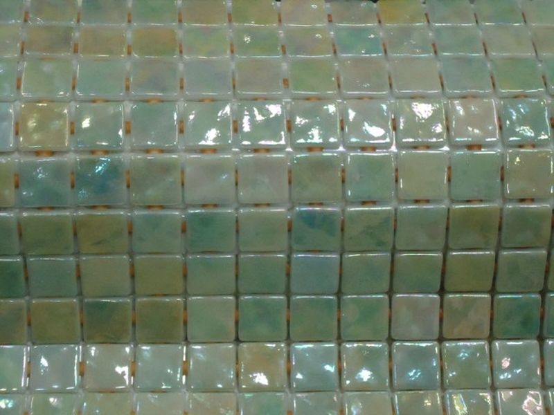 Стеклянная мозаика Ezarri Ondulato Lime 31,3х49,5 см