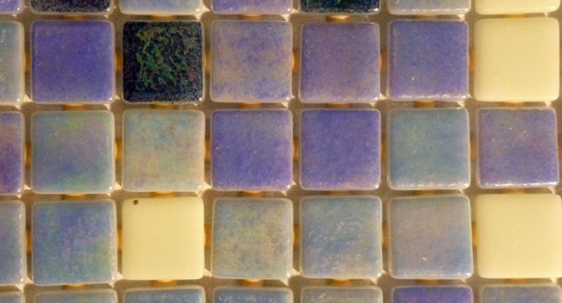 Стеклянная мозаика Ezarri Fоsfo Mix Blue Premium 31,3х49,5 см