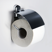 Держатель туалетной бумаги WasserKRAFT Oder K-3025 с крышкой Хром-1