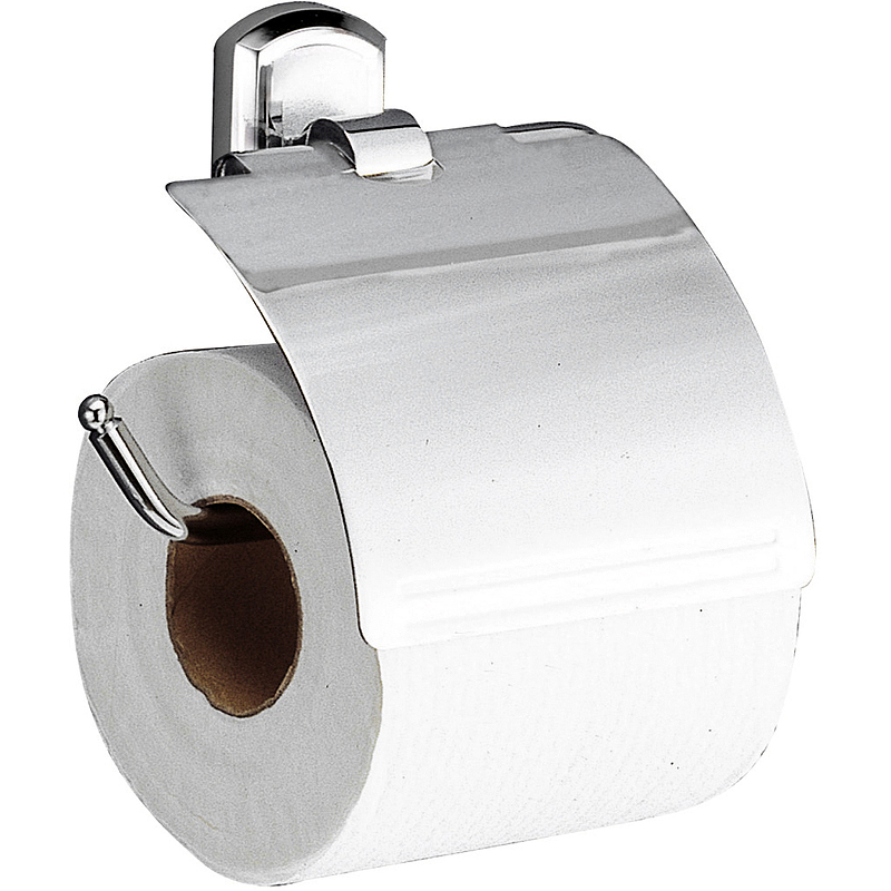 Держатель туалетной бумаги WasserKRAFT Oder K-3025 с крышкой Хром держатель туалетной бумаги wasserkraft oder к 3022