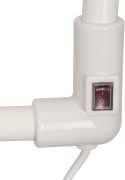 Электрический полотенцесушитель Domoterm E-образный DMT 104-25 40*60 EK R Белый-3