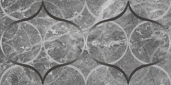 Керамический декор Laparet Crystal Resonanse серый 56-03-06-425-0 30х60 см керамический декор laparet crystal resonanse чёрный 17 11 04 1188 30х60 см