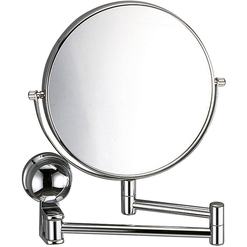 Косметическое зеркало WasserKRAFT K-1000 с увеличением Хром косметическое зеркало wasserkraft k 1001black с увеличением черное матовое