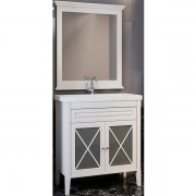 Комплект мебели для ванной Opadiris Палермо 75 Белый матовый