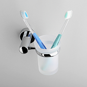 Стакан для зубных щеток WasserKRAFT Donau K-9428 Хром-1