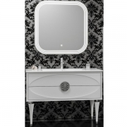 Комплект мебели для ванной Opadiris Ибица 120 Белый глянцевый Хром