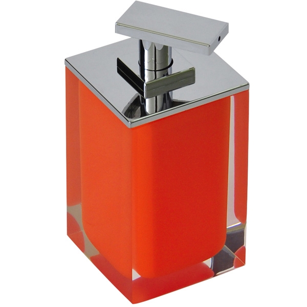 цена Дозатор для жидкого мыла Ridder Colours 22280514 Оранжевый