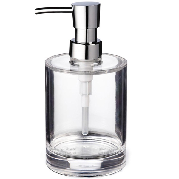 дозатор для жидкого мыла wasserkraft прозрачный с серебряным 11 7х19 7х13 1 см Дозатор для жидкого мыла Ridder Windows 2002500 Прозрачный