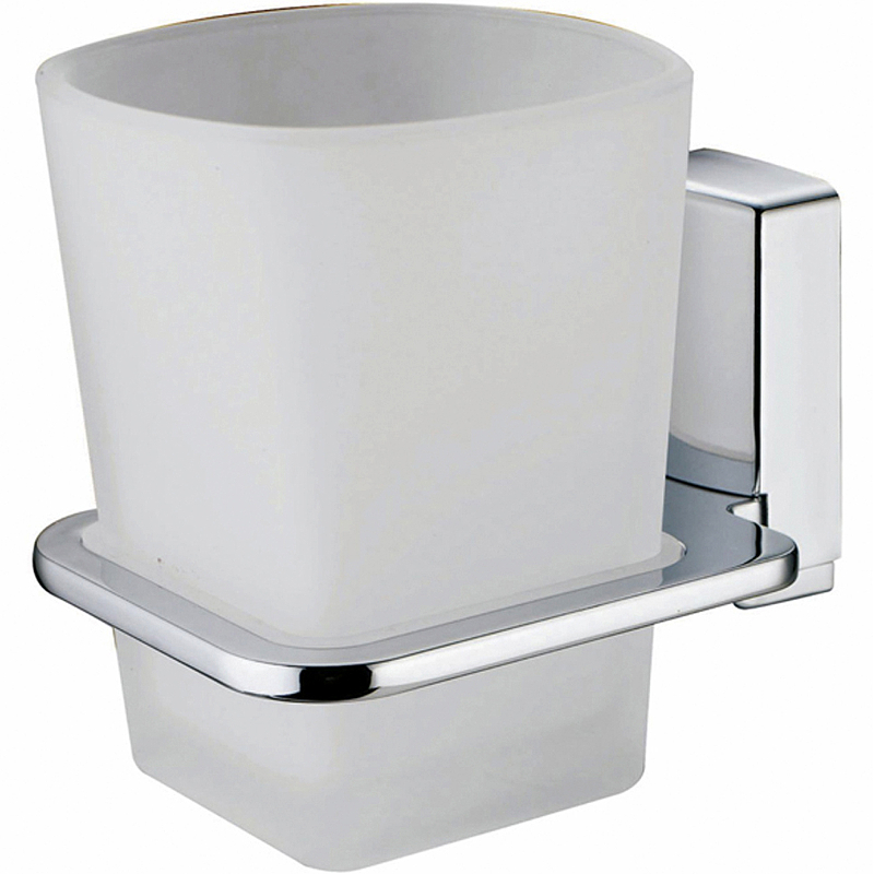 Стакан для зубных щеток WasserKRAFT Leine K-5028 Хром стакан для ванной wasserkraft leine с держателем стекло матовый металл белый хром k 5028w