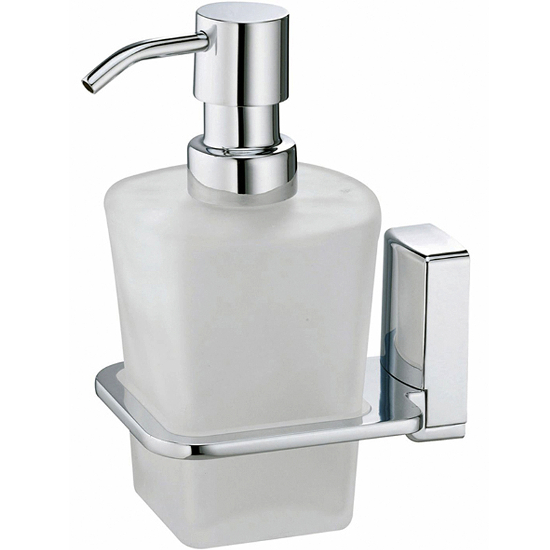 Дозатор для жидкого мыла WasserKRAFT Leine K-5099 Хром дозатор для мыла wasserkraft leine с держателем стекло матовый металл хром k 5099