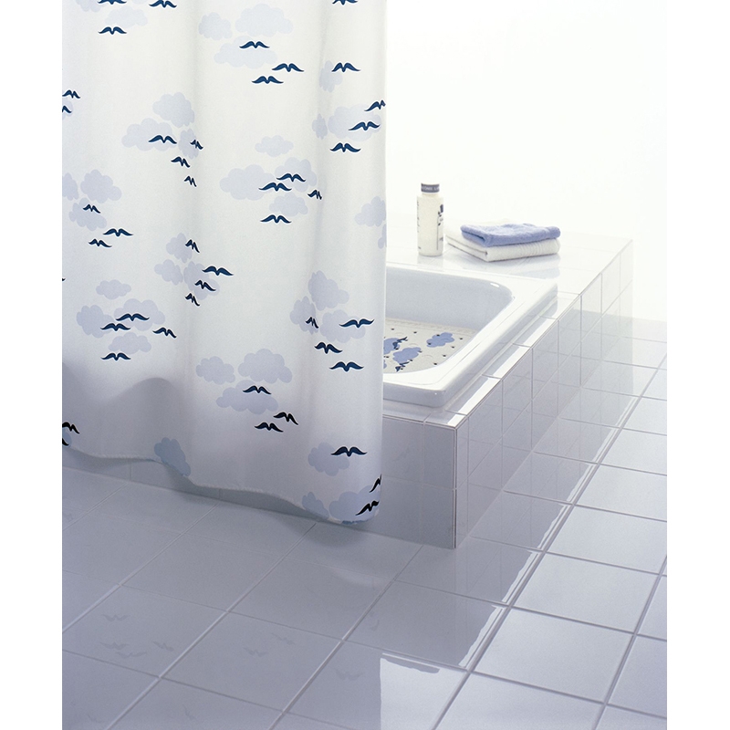 Штора для ванны Ridder Helgoland 240х180 Синяя штора для ванны ridder pardo 240х180 3107419 полупрозрачная бежевая