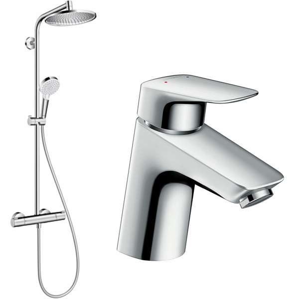 фото Комплект смесителя для раковины hansgrohe