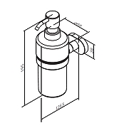 Дозатор для жидкого мыла AM.PM Sense L A7436900 Хром-6