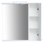 Зеркало со шкафом Sanstar Лира 70 50.1-2.5.1. Белое-4