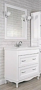 Комплект мебели для ванной ValenHouse Лиора 90 LK90_БХ Белый ручки Хром-3