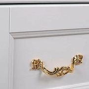 Комплект мебели для ванной ValenHouse Лиора 90 LK90_БЗ Белый ручки Золото-3