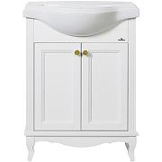 Комплект мебели для ванной ValenHouse Эллина 65 EK65_БЗ Белый ручки Золото-1