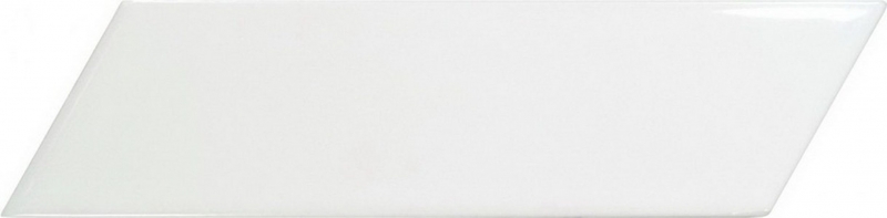 Керамическая плитка Equipe Chevron Wall White Left 23344 настенная 5,2x18,6 см