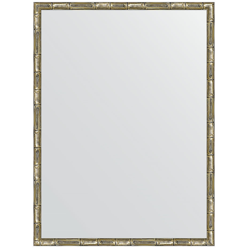 Зеркало Evoform Definite 77х57 BY 0642 в багетной раме - Серебряный бамбук 24 мм