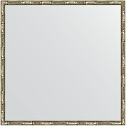 Зеркало Evoform Definite 67х67 BY 0659 в багетной раме - Серебряный бамбук 24 мм