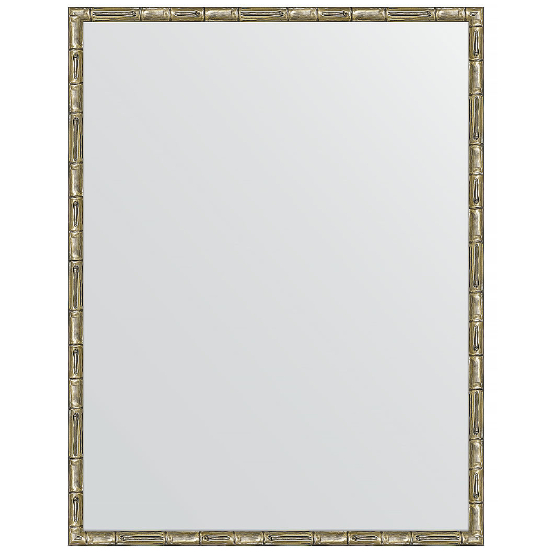Зеркало Evoform Definite 87х67 BY 0677 в багетной раме - Серебряный бамбук 24 мм зеркало evoform definite 67х67 by 0659 в багетной раме серебряный бамбук 24 мм