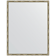 Зеркало Evoform Definite 87х67 BY 0677 в багетной раме - Серебряный бамбук 24 мм