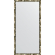Зеркало Evoform Definite 97х47 BY 0694 в багетной раме - Серебряный бамбук 24 мм