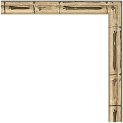 Зеркало Evoform Definite 97х47 BY 0694 в багетной раме - Серебряный бамбук 24 мм-1
