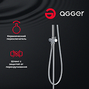 Душевая система Agger A0193500 Хром-8