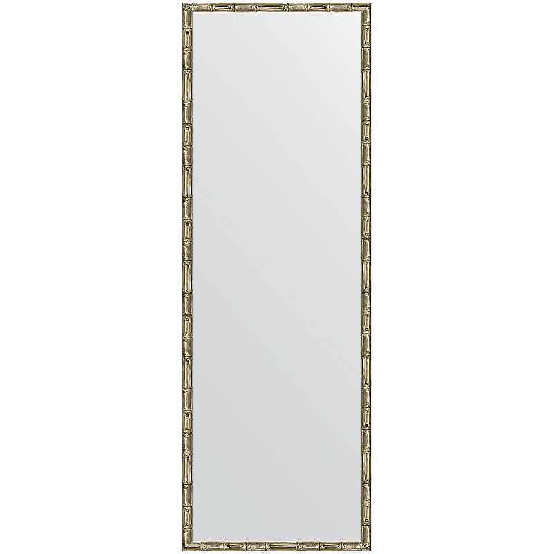 Зеркало Evoform Definite 137х47 BY 0711 в багетной раме - Серебряный бамбук 24 мм зеркало evoform definite 67х67 by 0659 в багетной раме серебряный бамбук 24 мм
