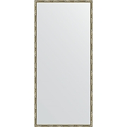 Зеркало Evoform Definite 147х67 BY 0762 в багетной раме - Серебряный бамбук 24 мм
