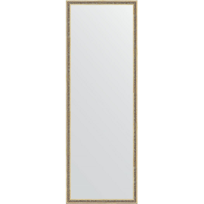 Зеркало Evoform Definite 138х48 BY 0709 в багетной раме - Витое золото 28 мм