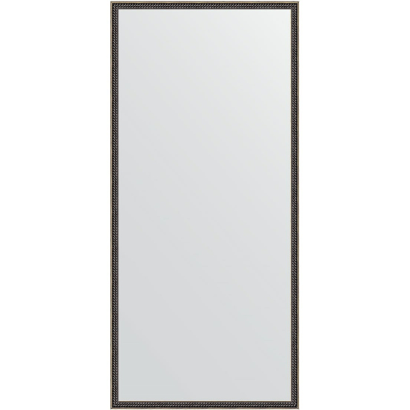 Зеркало Evoform Definite 148х68 BY 0761 в багетной раме - Витой махагон 28 мм зеркало evoform definite 98х48 by 0693 в багетной раме витой махагон 28 мм