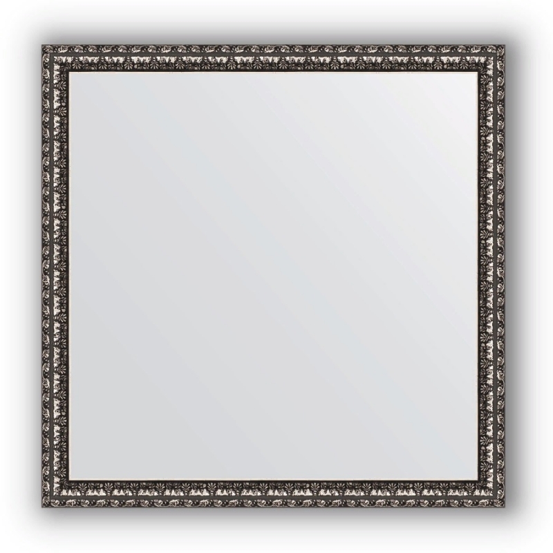 Зеркало Evoform Definite 60х60 Черненое серебро зеркало в багетной раме evoform definite чёрное 56х106 см bx 7464