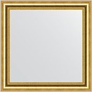 Зеркало Evoform Definite 66х66 BY 0786 в багетной раме - Состаренное золото 67 мм