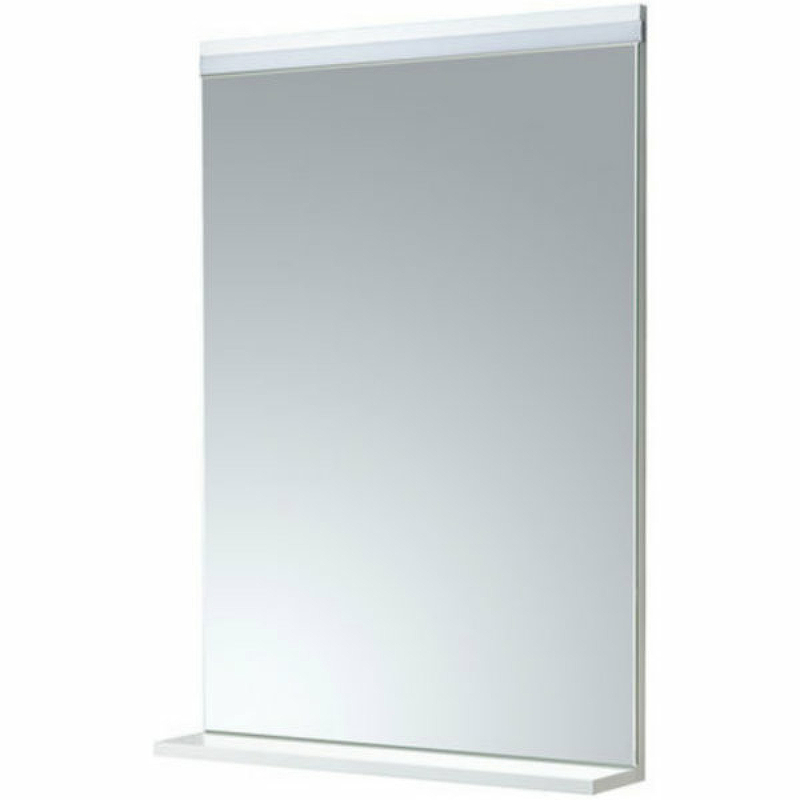Зеркало Aquaton Рене 60 1A222302NR010 с подсветкой Белое глянцевое зеркало полка минима 65 акватон цвет белый