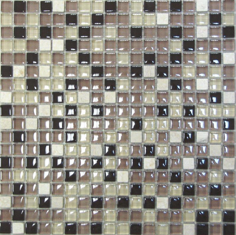 Мозаика Bonaparte Стеклянная с камнем Glass Stone-12 30х30 см