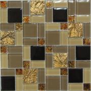 Мозаика Bonaparte Стеклянная с камнем Liberty-3 30х30 см